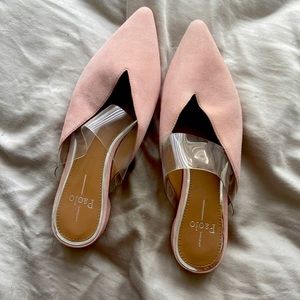Baby Pink Pointed Toe Flats